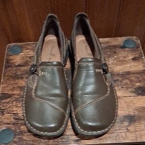 Nature Walk Size 9 Brown Leather Shoes